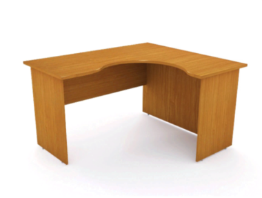 Стол криволинейный СМ32 Монолит 1604х1204х756 правый  — Аэлита