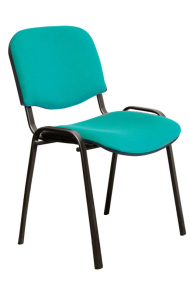 Стул ИЗО черный, кожзам бирюзовый WIN 18 &mdash; Аэлита