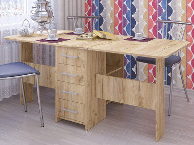 Стол-книжка с тумбой 750х1800(400)х800 &mdash; Аэлита