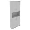 Шкаф высокий широкий Рива (4 низкие двери ЛДСП)