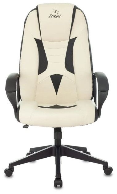 Игровое кресло Zombie 8 (экокожа черная/экокожа белая) — Аэлита