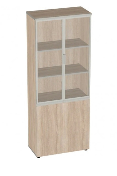 Шкаф со стеклом в алюм. раме 777*387*1980 &mdash; Аэлита