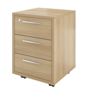 Тумба выкатная (3 ящика с замком) Дублин ДБ17 — Аэлита