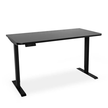 Стол с регулировкой высоты электрический LuxAlto LA-T33-2AR2 черный/черный ЛДСП 140*80*2.5 — Аэлита