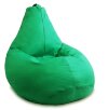 Кресло мешок PUFON груша L зелёный