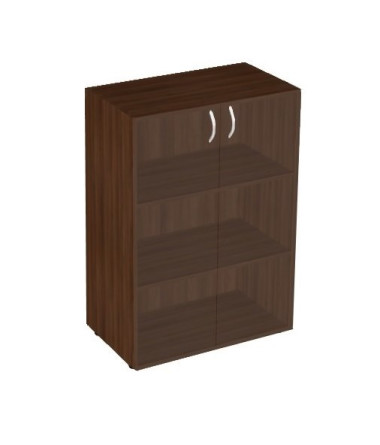 Шкаф средний со стеклом 800x450x1177  (без топа) &mdash; Аэлита