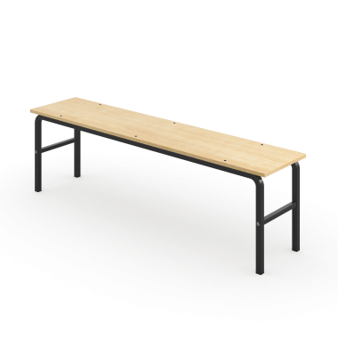 Банкетка жесткая АЭЛИТА на прямоугольной трубе 1450*320*420  &mdash; Аэлита