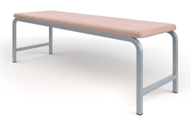 Банкетка мягкая АЭЛИТА на прямоугольной трубе 1250*320*420  &mdash; Аэлита