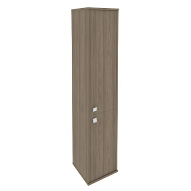 Шкаф высокий узкий левый/правый (1 низкая  дверь ЛДСП,1 средняя дверь ЛДСП) 411х410х1980    &mdash; Аэлита