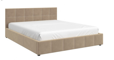 Кровать Грета с мягкой спинкой (ткань) — Аэлита