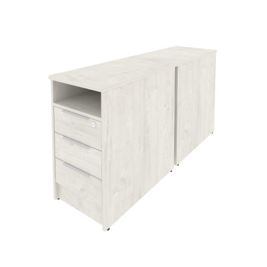 Тумба приставная двойная (может являться опорным элементом) 412х1475х750  — Аэлита