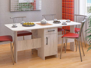 Стол-книжка с тумбой 750х1800 (400)х800 — Аэлита