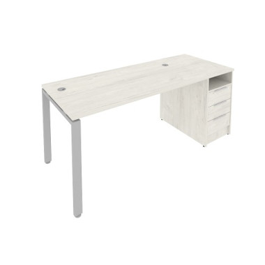 Рабочая станция с опорной тумбой  1412х720х750 — Аэлита