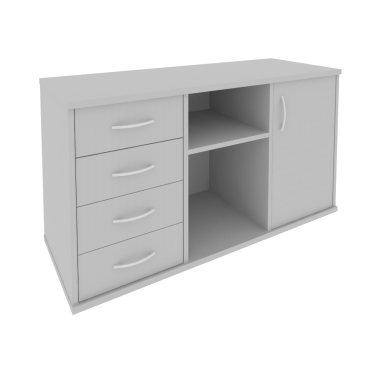 Тумба под оргтехнику сервисная 4 ящика Рива 1192х450х667 — Аэлита